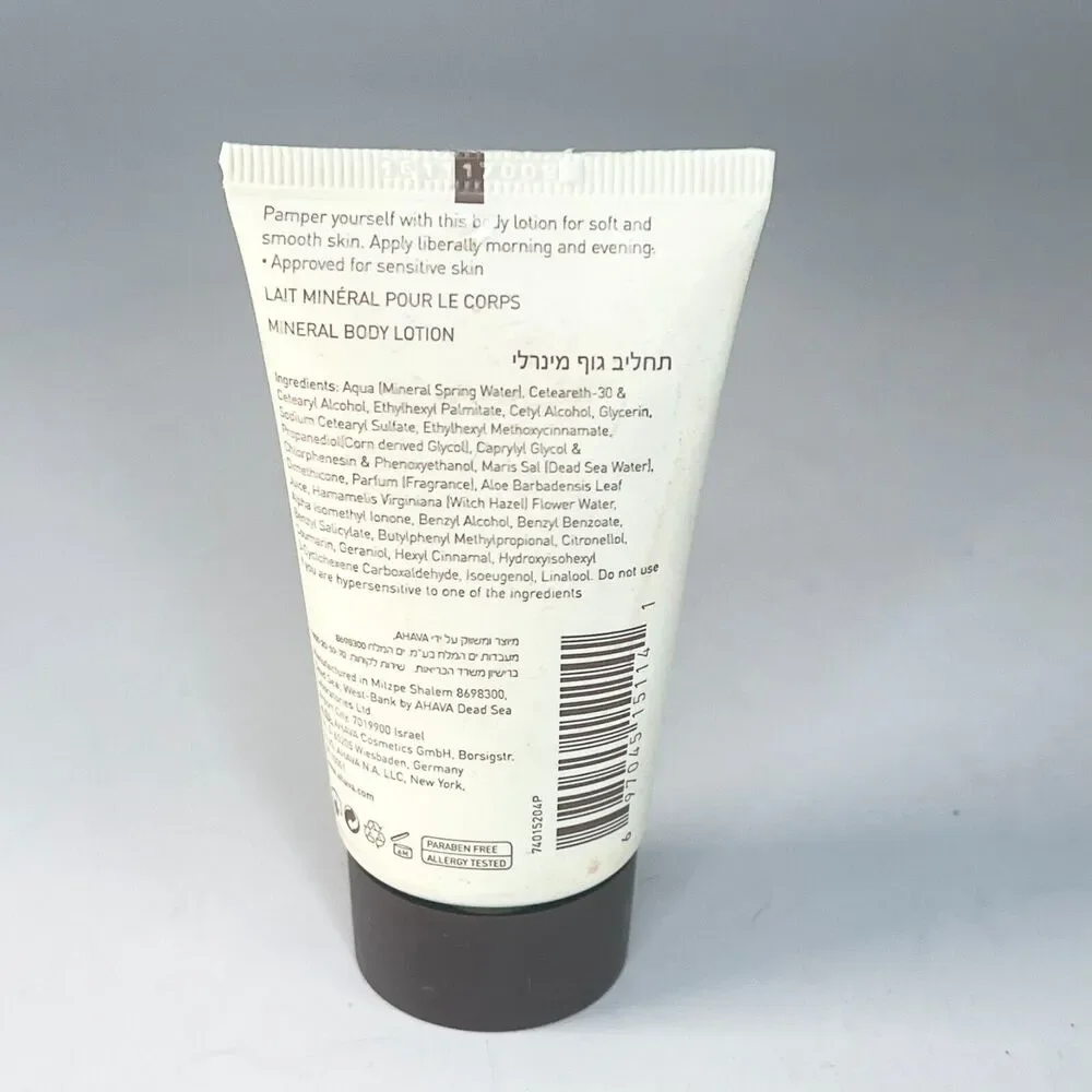 Ahava Deadsea Water Mineral Body Lotion Travel 1.3 fl oz 40ml New